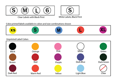 Color Coded Labels